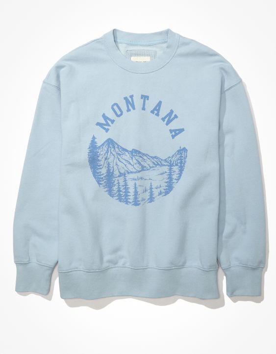 AE Super Soft Montana Graphic Sweatshirt