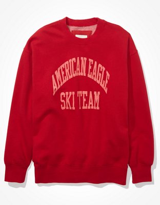 Женские худи American Eagle AE Super Soft Ski Team Graphic Sweatshirt — фото 3