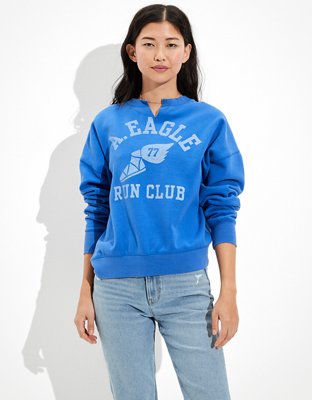 Женские худи American Eagle AE Super Soft Notch Neck Sweatshirt — фото 5