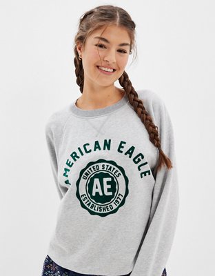 American eagle womens crew best sale neck sweatshirt