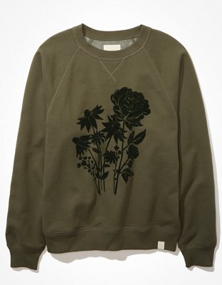 AE Oversized Crew Neck Graphic Sweatshirt