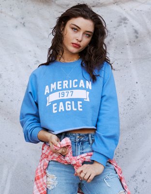 American eagle crew clearance neck