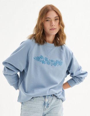 AE Oversized Crew Neck Graphic Sweatshirt