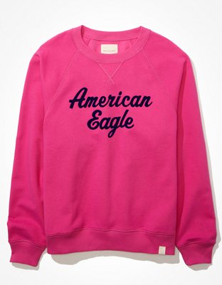 AE Oversized Crew Neck Graphic Sweatshirt