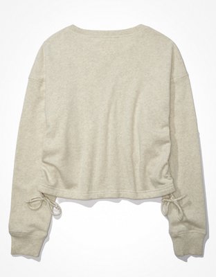 Женские худи American Eagle AE Cinch-Waist Sweatshirt — фото 4