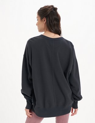 Женские худи American Eagle AE Oversized Crew Neck Sweatshirt — фото 2
