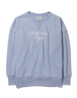 Disney x ae fleece crew neck sweatshirt sale