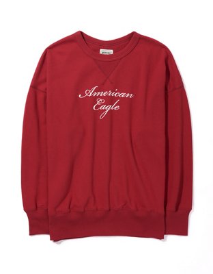 AE Sweatshirt extragrande con cuello redondo
