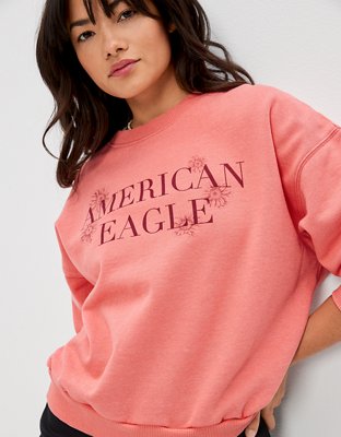 Short sleeve hoodie american eagle sale