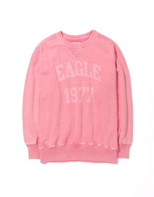 AE Sweatshirt extragrande con cuello redondo y gráfico