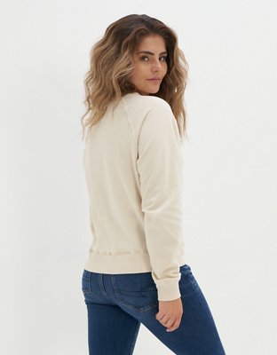 AE Velvet Graphic Crew Neck Sweatshirt