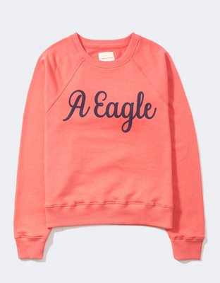 AE Velvet Graphic Crew Neck Sweatshirt