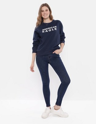 AE Sweatshirt con Gráfico y Mangas Raglán