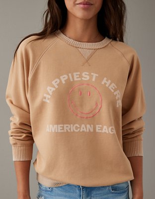 AE Funday Graphic Raglan-Sleeve Sweatshirt