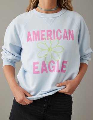 AE Funday Graphic Raglan-Sleeve Sweatshirt