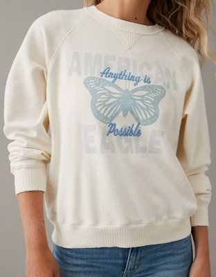 AE Funday Graphic Raglan Sleeve Sweatshirt CoolSprings Galleria