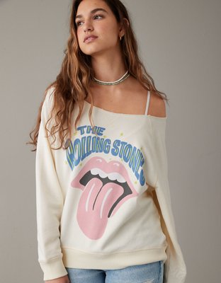 American eagle rolling store stones sweatshirt