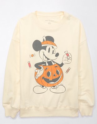 AE Sweatshirt Extragrande con Gráfico de Halloween de Mickey