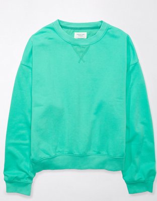 American eagle 2025 green sweatshirt