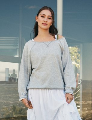 AE Off the Shoulder Sweatshirt