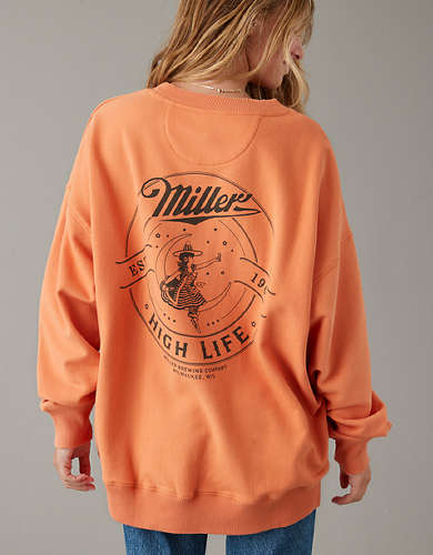 AE Oversized Halloween Miller Graphic Sweatshirt