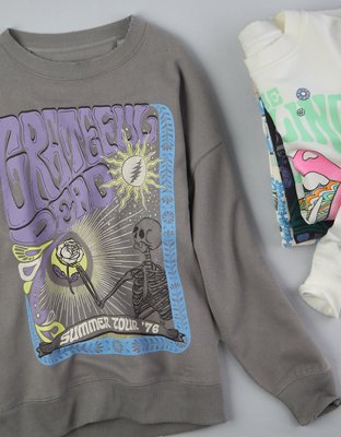 AE Oversized Grateful Dead Graphic Sweatshirt