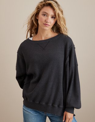 AE Oversized Waffle Knit Sweater