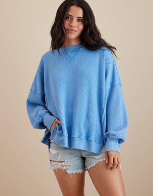 AE Oversized Big Hug Waffle Sweatshirt