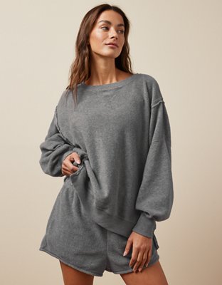American Eagle Womens Sweatshirt Size X-Large Tan - $39 (42% Off