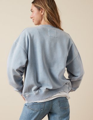 AE Crew Neck Graphic Fleece Sweatshirt