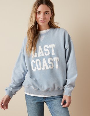 Hollister Easy New Riviera Croatia Graphic Crew Sweatshirt