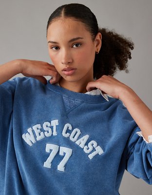 Ae oversized fleece crew neck 2024 sweatshirt