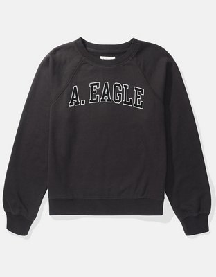 Женские худи American Eagle AE Raglan Crew Sweatshirt — фото 3