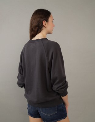 Женские худи American Eagle AE Raglan Crew Sweatshirt — фото 2