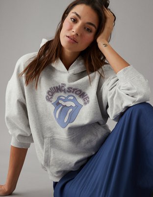 Rolling stones hot sale hoodie grey