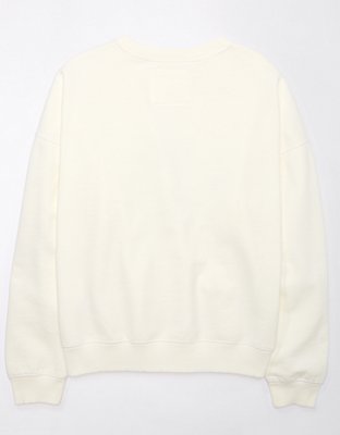 AE Crew Neck Graphic Fleece Sweatshirt