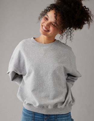 Sudadera sin capucha American Eagle para mujer