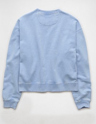 AE Cropped Crew Neck Pullover Sweatshirt