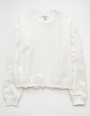 Ae fashion drop shoulder crew neck sweatshirt