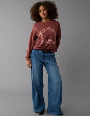 AE Relaxed Crew Neck Sweatshirt