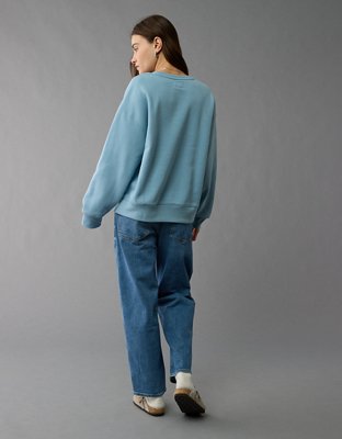 Женские худи American Eagle AE Everyday Luxe Crew Neck Sweatshirt — фото 3