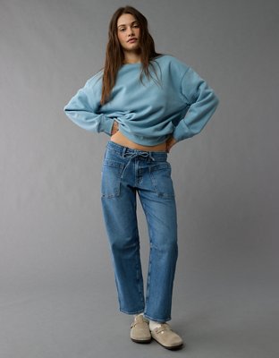 Женские худи American Eagle AE Everyday Luxe Crew Neck Sweatshirt — фото 2