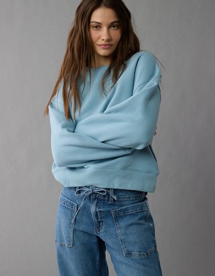 AE Everyday Luxe Crew Neck Sweatshirt | American Eagle