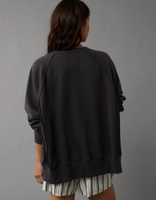 Женские худи American Eagle AE Big Hug Crew Neck Sweatshirt — фото 6