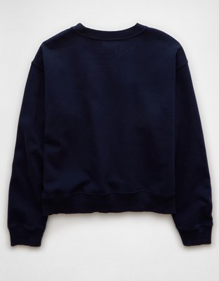 AE Button Shoulder Sweatshirt