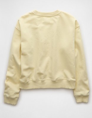 AE Button Shoulder Sweatshirt