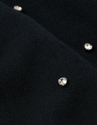 Женские худи American Eagle AE Embellished Cropped Crew Neck Sweatshirt — фото 6