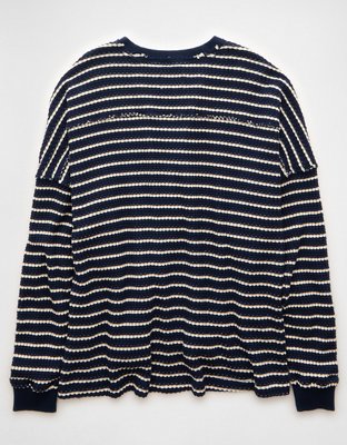AE Big Hug Crew Neck Waffle Sweatshirt