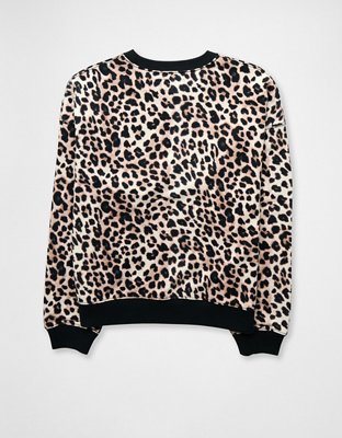 AE Sweatshirt de Fleece con Cuello Redondo