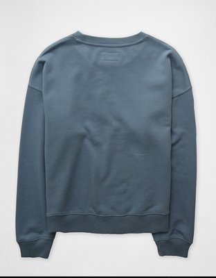 AE Velvet Graphic Crew Neck Sweatshirt